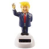 Solar Figuur Zwaaiende President Trump – Solarfiguur Zonne-energie Dasboard Bewegende Vensterbank