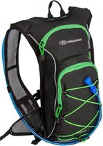 Highlander Backpack - Unisex - zwart/groen