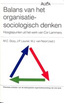 Balans van het organisatiesociologisch denken