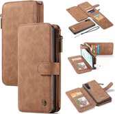 Caseme - luxe portemonnee hoes - Samsung Galaxy Note 10 - Bruin