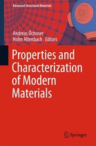 Advanced Structured Materials 33 - Properties and Characterization of Modern Materials