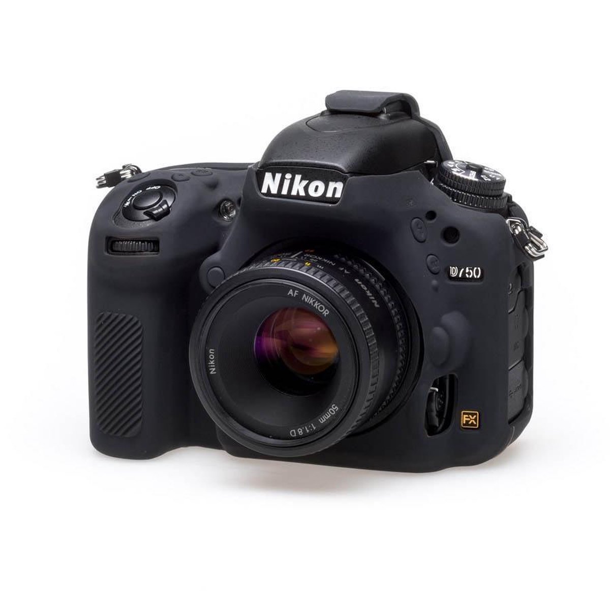 easyCover Silicone cover voor Nikon D750 - zwart
