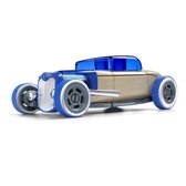 Automoblox: Mini HR-3 Hotrod Coupe - Blauw