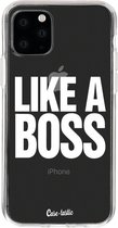 Casetastic Apple iPhone 11 Pro Hoesje - Softcover Hoesje met Design - Like a Boss Print