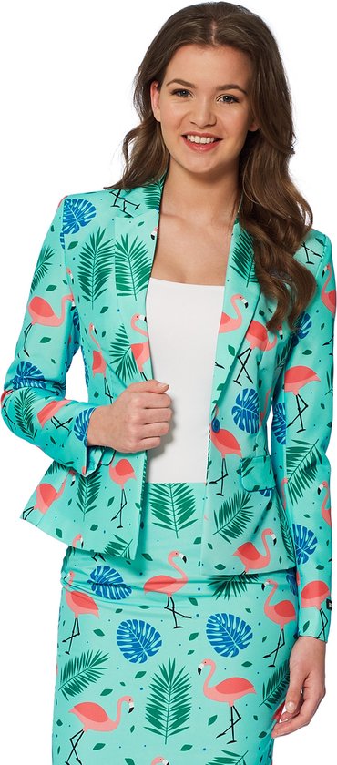 Suitmeister Tropical - Dames Pak met Rok - Zomers - Gekleurd - Maat S