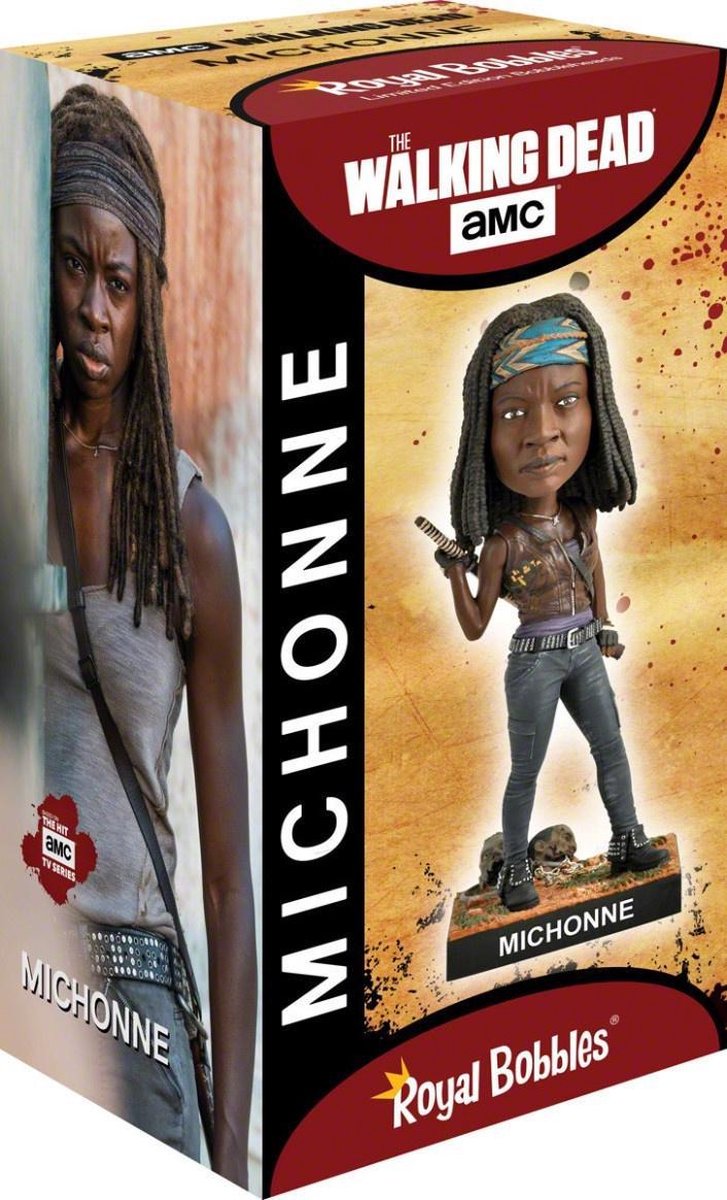 Afbeelding van product The Walking Dead Michonne Bobblehead 20cm Figure Royal Bobbles