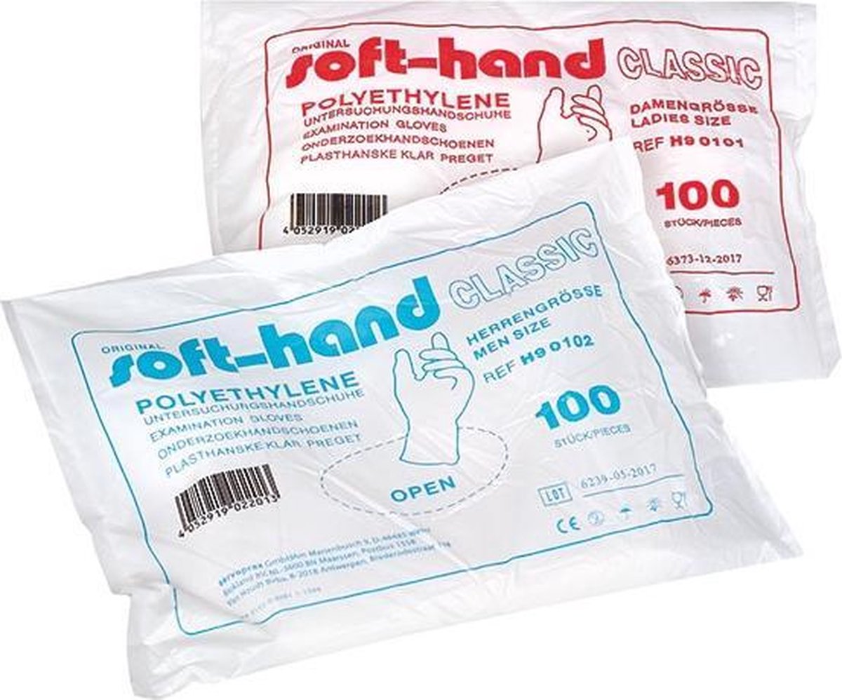 Goedkoopste Soft-Hand Poly Classic - voor dames - 100 stuks