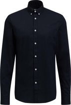 WE Fashion Heren slim fit overhemd van soft touch kwaliteit - Maat XL