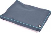 Duvo+ Block kussen siesta aqua Blauw 53x75x10cm