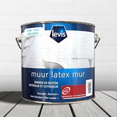 Levis Muurverf Meerkraprood 2744 2,5 liter