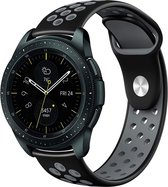 iMoshion Bandje Geschikt voor Samsung Gear S3 Frontier / Gear S3 Classic / Galaxy Watch (46mm) - iMoshion Siliconen sport bandje - Zwart