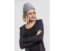 MSTRDS - Fisherman Beanie h.grey one size Beanie Muts - Grijs