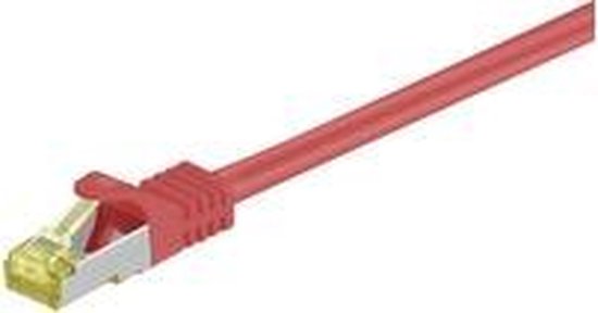 Microconnect 1m S / FTP Câble réseau Cat7 S / FTP (S-STP) Rouge