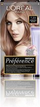 L’Oréal Paris Préférence 7.23 Haarverf - Rosegold Blond - Permanente Haarkleuring met Color Extender
