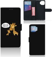 Wallet Book Case Motorola Moto G 5G Plus GSM Hoesje Giraffe