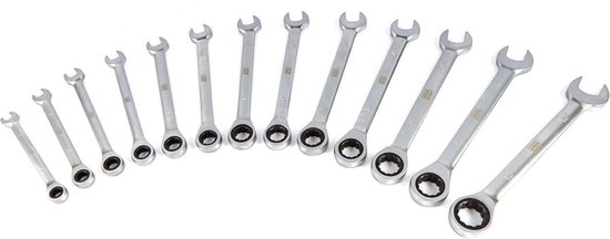 Bague HBM 13 mm, cliquet, clé