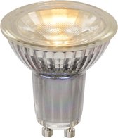Lucide MR16 Led lamp - Ø 5 cm - LED Dimb. - GU10 - 1x5W 2700K - Transparant