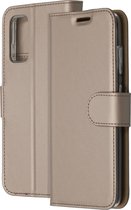 Accezz Wallet Softcase Booktype Samsung Galaxy S20 hoesje - Goud