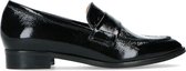 Manfield - Dames - Zwarte lakleren loafers - Maat 40