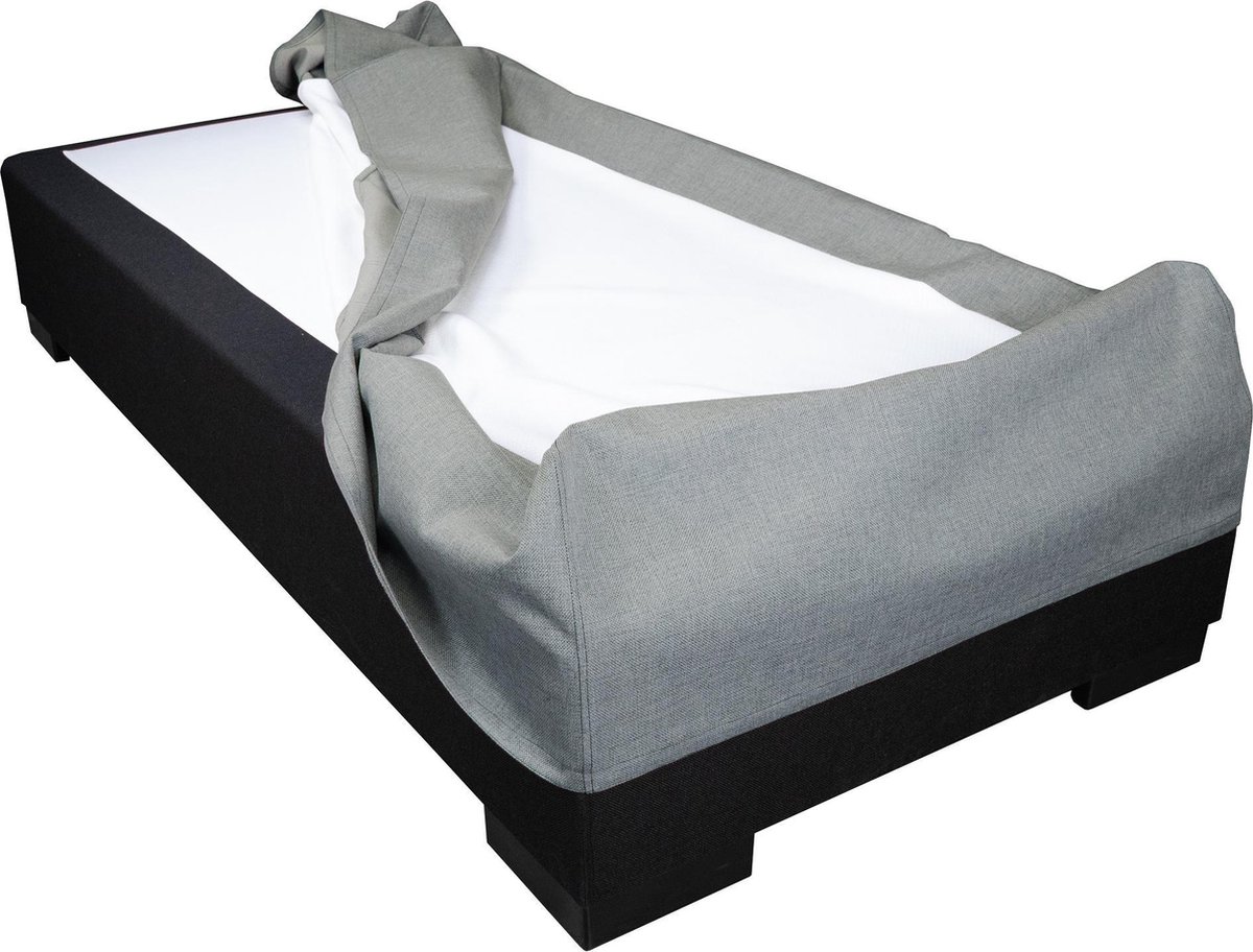 Slaaploods.nl Boxspring Hoes - 200 x 220 cm - Hoogte 20 cm - Grijs