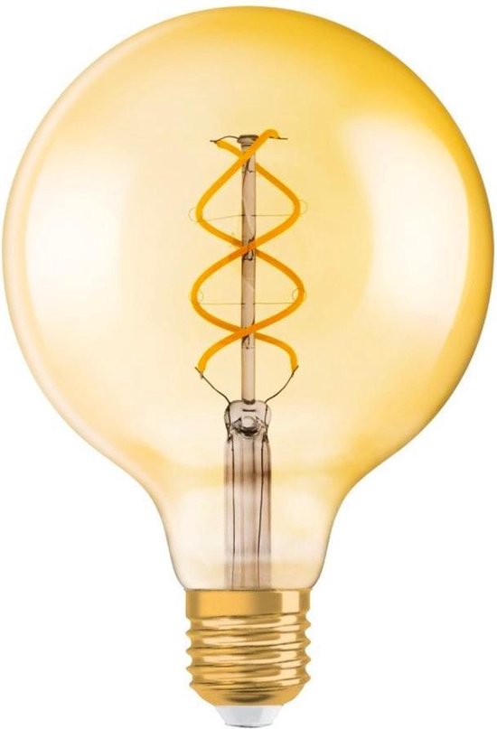 Osram Vintage 1906 LED E27 Globe 5W 820 Or | Remplace 25W