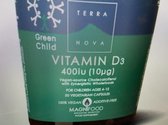 Terranova Green child vitamin D3 400 IU Inhoud:	50 vcaps