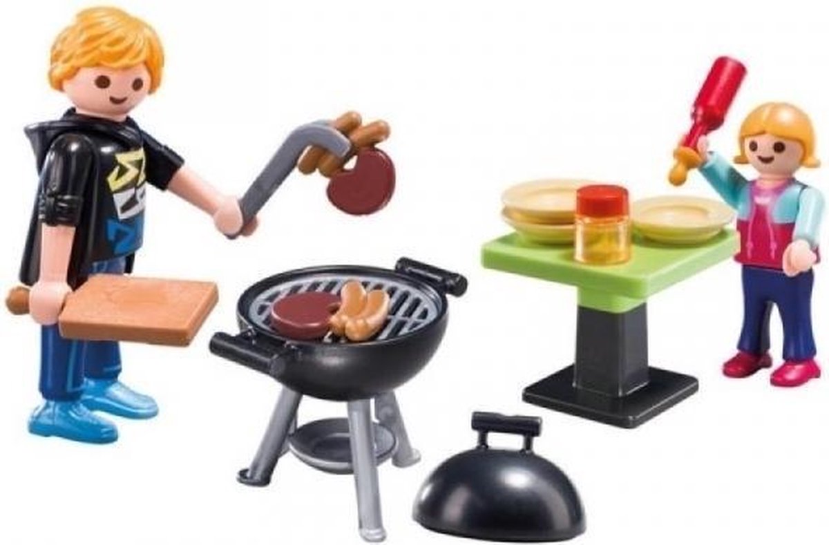 PLAYMOBIL Family Fun Backyard Barbecue Carry Case | bol.com