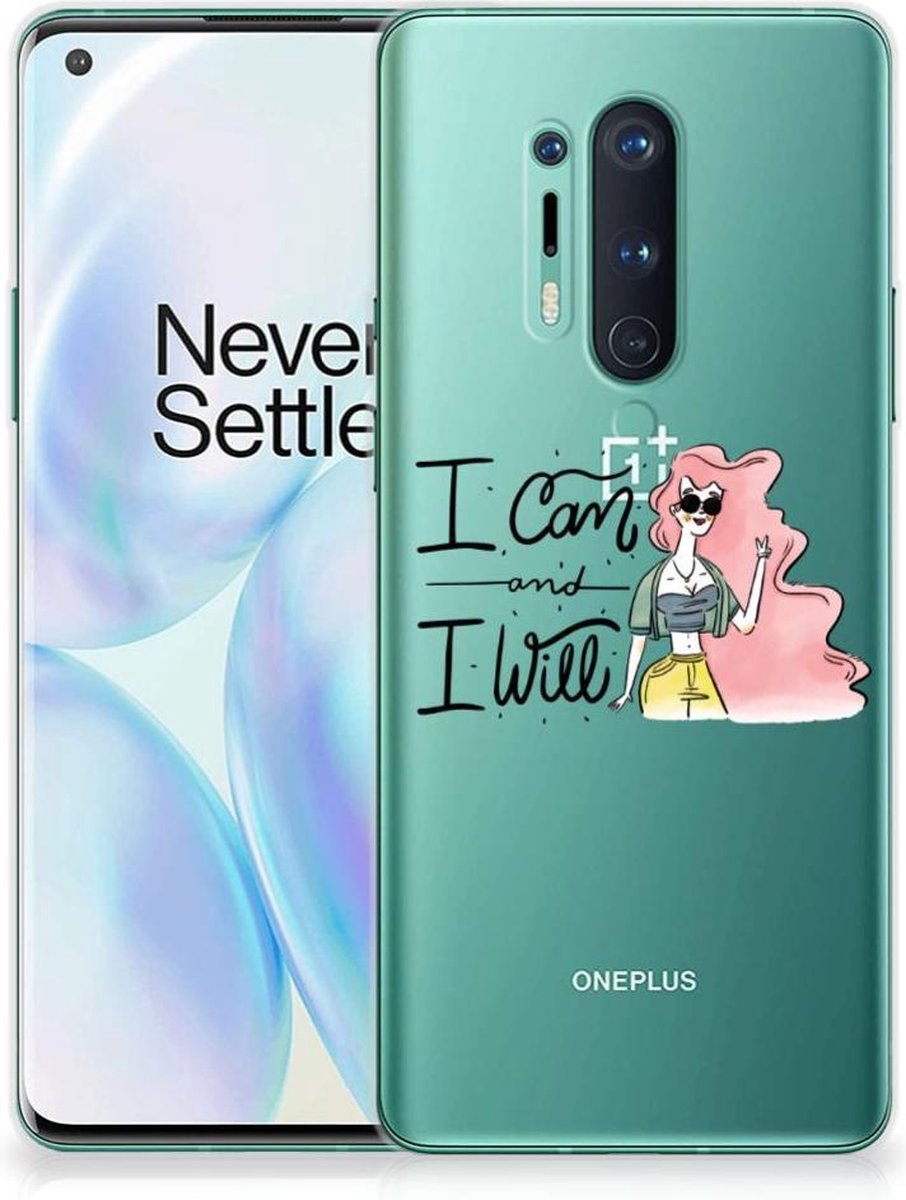 OnePlus 8 Pro Telefoonhoesje met Naam i Can