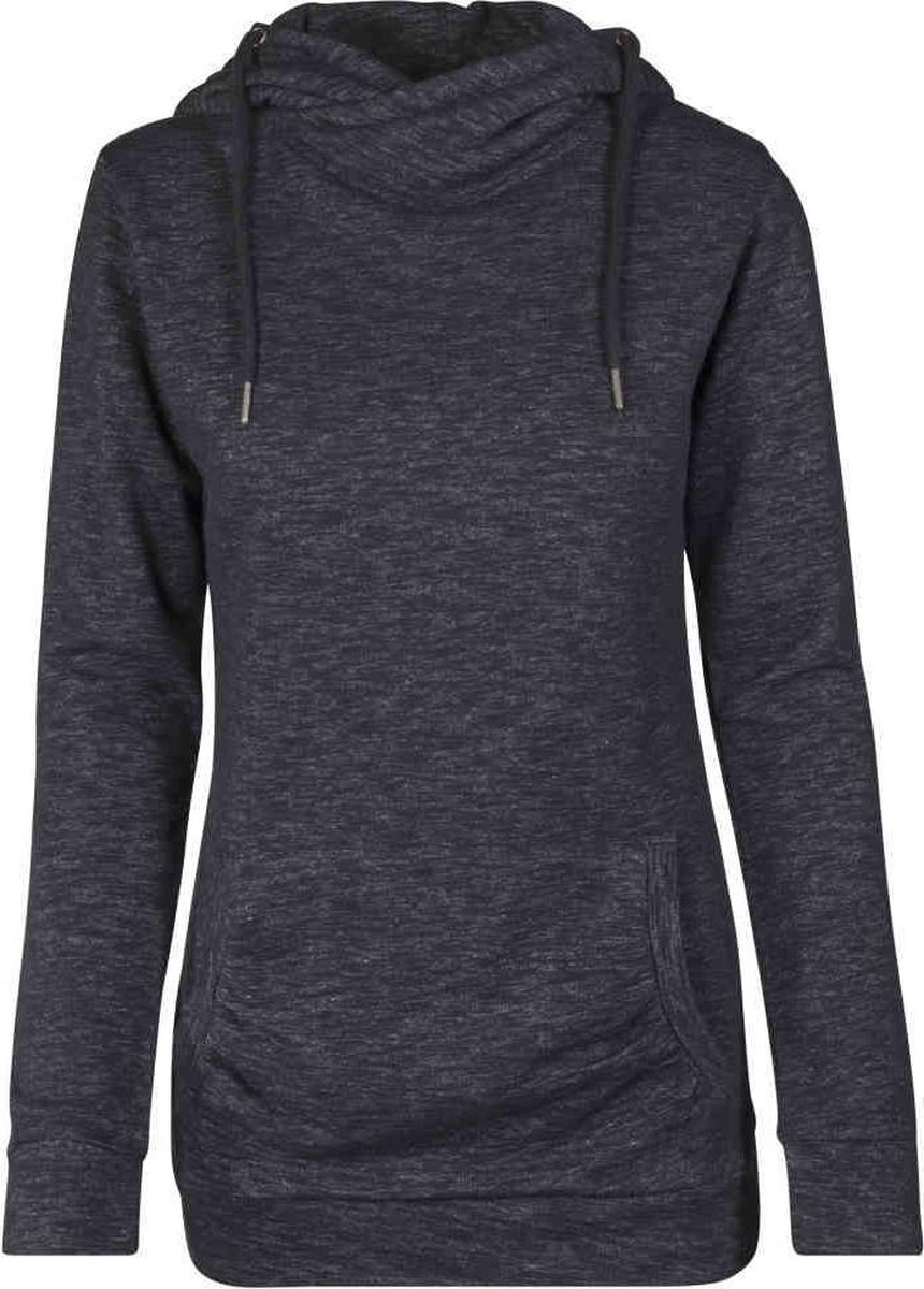 Urban Classics Slub Terry High Neck Hoodie/trui L Zwart