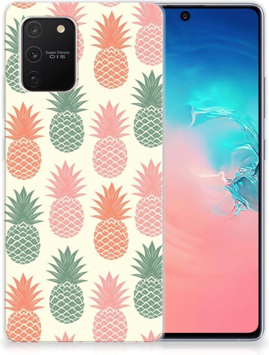 Samsung Galaxy S10 Lite Siliconen Case Ananas