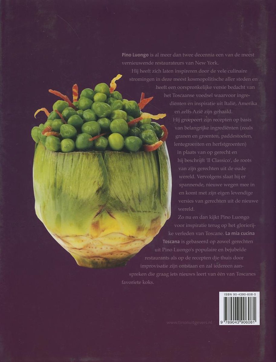 La Mia Cucina Toscana - back cover