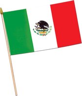 360 DEGREES - Mexicaanse vlag met stok