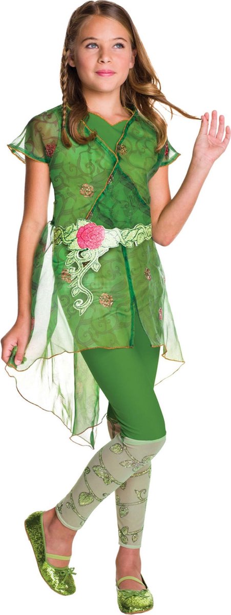 RUBIES UK - DC Super Hero Girls Poison Ivy kostuum voor meisjes - 110/116 (5-6 jaar) - Kinderkostuums