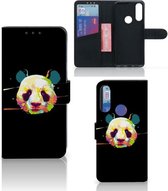 Telefoontas Alcatel 1S 2020 Hoesje ontwerpen Panda Color Sinterklaas Cadeautje