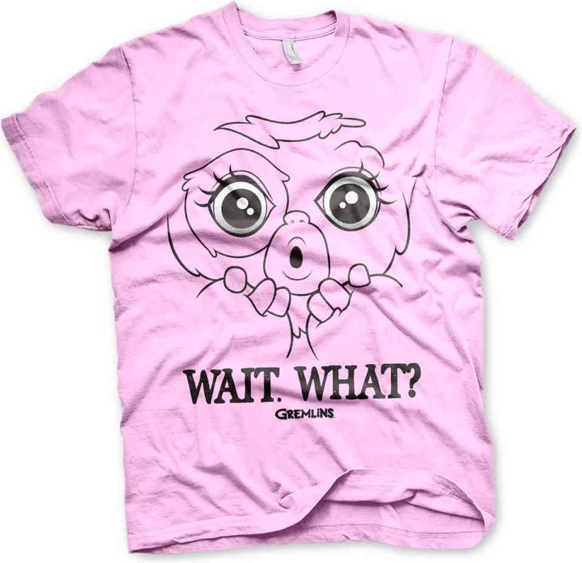 Gremlins Heren Tshirt -S- Wait. What? Roze