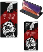 Telefoonhoesje met Pasjeshouder Geschikt voor Samsung Galaxy Note20 Smart Cover Zombie Blood