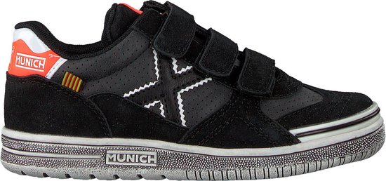 Schipbreuk Hedendaags astronomie Munich Jongens Lage sneakers G3 Velcro - Zwart - Maat 38 | bol.com