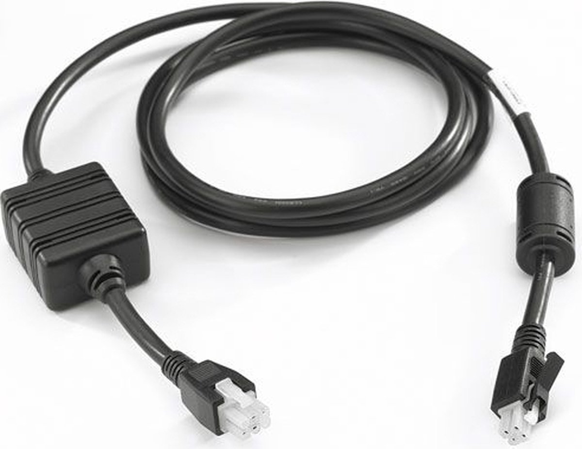 Zebra CBL-DC-382A1-01 electriciteitssnoer Zwart
