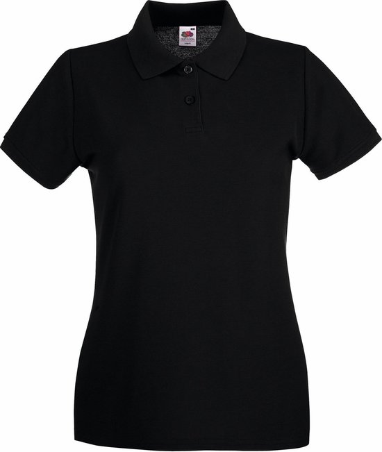 Fruit Of The Loom Vrouwen Dames-Fit Premium Poloshirt Met Korte Mouwen