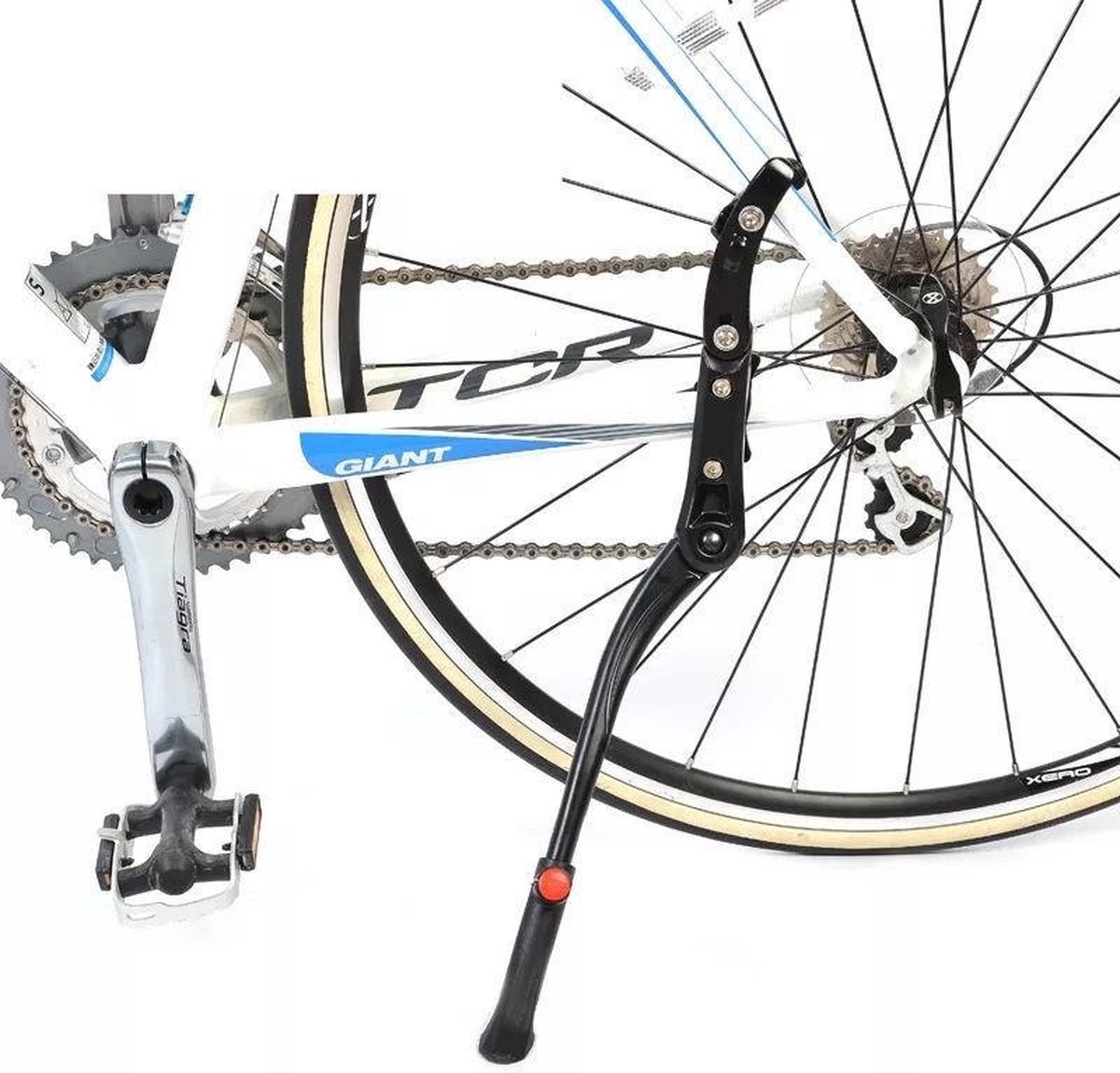 Support de vélo 24-28 pouces, béquille latérale de vélo réglable, support  de montage