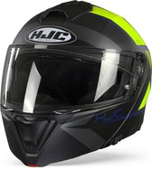 HJC I90 HOLLEN Zwart Systeemhelm - Motorhelm  - Maat S
