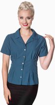Dancing Days Blouse -XL- BASIC Blauw