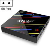 H96 Max + 4K Ultra HD LED-display Mediaspeler Smart TV Box met afstandsbediening, Android 9.0, Voice-versie, RK3328 Quad-Core 64bit Cortex-A53, 2GB + 16GB, TF-kaart / USBx2 / AV / Ethernet, s