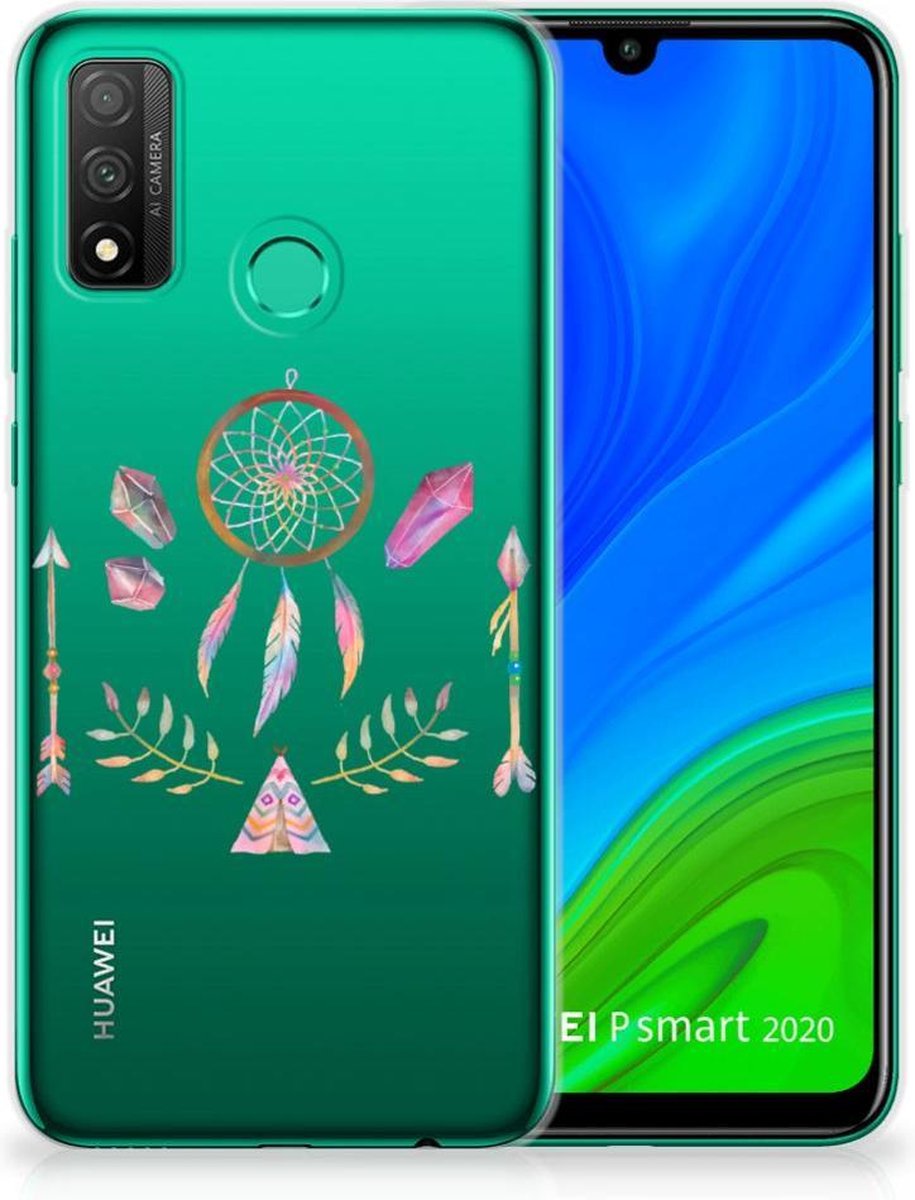 Huawei P Smart 2020 Telefoonhoesje met Naam Boho Dreamcatcher