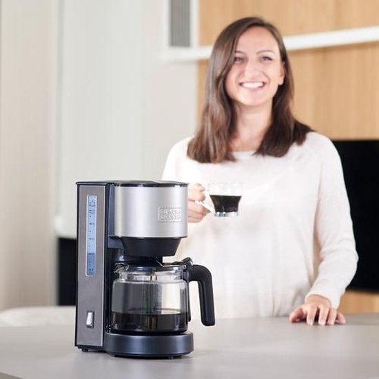 Instelbare functies voor type koffie - BLACK+DECKER BXCO870E - Black & Decker BXCO870E koffiezetapparaat Filterkoffiezetapparaat 1,25 l Handmatig