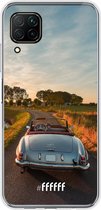 Huawei P40 Lite Hoesje Transparant TPU Case - Oldtimer Mercedes #ffffff