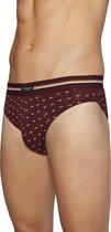 Heren slip YM | Fantasia | 2 pak | bordeaux zwart | L