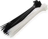 Print Equipment 100 Profesionele kabelbinders - tie wraps 300 mm lengte x dikte 7,6 mm zwart