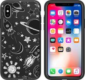 Design Backcover iPhone Xs / X hoesje - Space Design