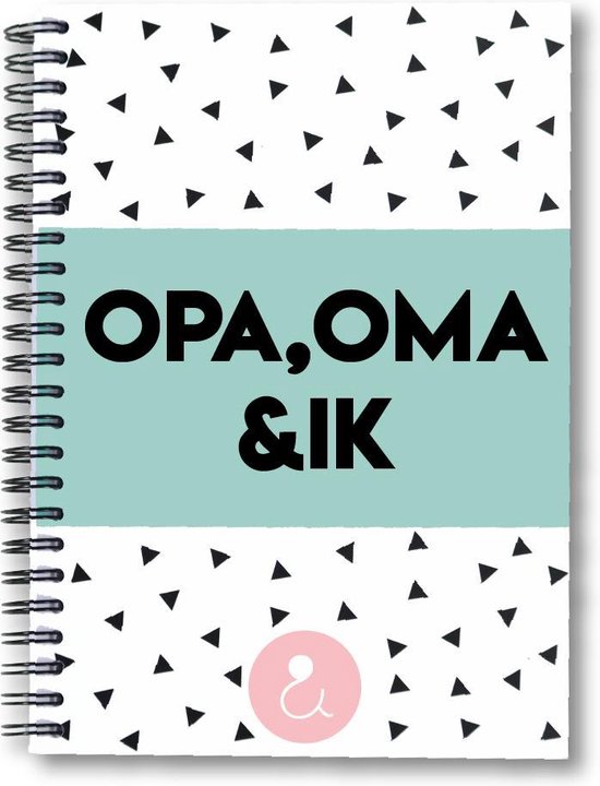 Invulboek cadeau voor opa en oma - roze stip - Studio Ins & Outs